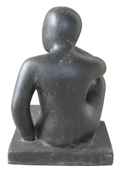 Product image 4 of the product “Sculpture of seated thinking Person, 40 cm ”